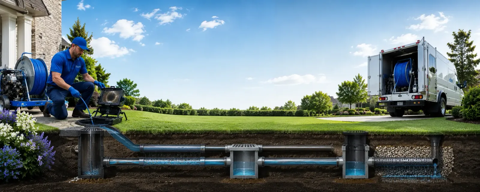 Outdoor drain cleaning information for Norwich, OH